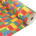 Tapete Brisa Infantil Blocos Em Rolo 130cmx15m Kapazi