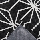 Tapete Cannes 1,35 M X 2,00 M Antiderrapante - Preto