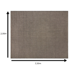 Tapete Canto Cinza Chumbo 2,5x2m