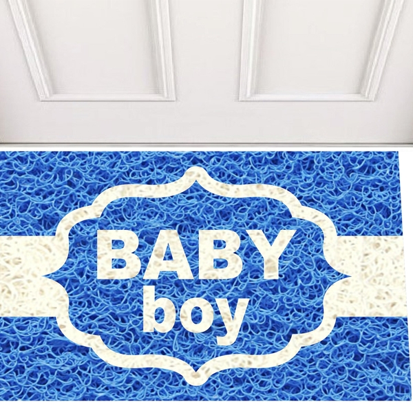 Tapete Capacho Baby Boy 0,60 X 0,40