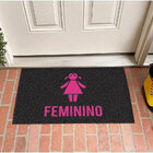 Tapete Capacho Banheiro Feminino Mulheres Comércio