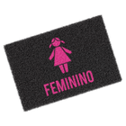 Tapete Capacho Banheiro Feminino Mulheres Comércio