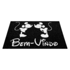 Tapete Capacho - Bem Vindo Mickey E Minnie