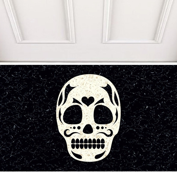 Capacho caveira Clearance