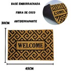 Tapete Capacho De Coco 30x45 Preto Sergipe 3 7908006056706