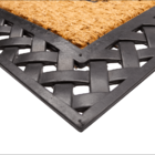 Tapete Capacho De Coco 45x75 Preto Prime 21 7908006056645