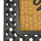 Tapete Capacho De Coco 45x75 Preto Prime 21 7908006056645