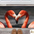 Tapete Capacho Decorativo Entrada Porta Sala Flamingo