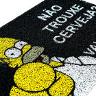 Tapete Capacho Divertido Homer - Não Trouxe Cerveja? Vai Busc