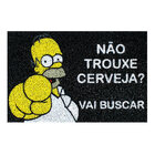 Tapete Capacho Divertido Homer - Não Trouxe Cerveja? Vai Busc