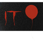 Tapete Capacho Divertido It A Coisa Balão Vermelho