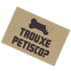 Tapete Capacho Divertido Trouxe Petisco? Pet Friendly Cachorr