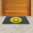 Tapete Capacho - Emoji Chorando