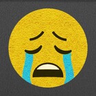 Tapete Capacho - Emoji Chorando