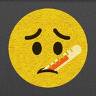 Tapete Capacho - Emoji Doente