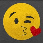 Tapete Capacho - Emoji Mandando Beijo