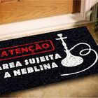 Tapete Capacho Entrada Narguile 60x40 Area Sujeita A Neblina