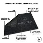 Tapete Capacho Gato Vá Embora 60x40 Pet Cat Casa Entrada Lar