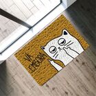 Tapete Capacho Gato Vá Embora 60x40 Pet Cat Casa Entrada Lar