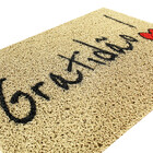 Tapete Capacho - Gratidão! - Bege