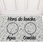 Tapete Capacho Hora Do Lanche 0,60 X 0,40
