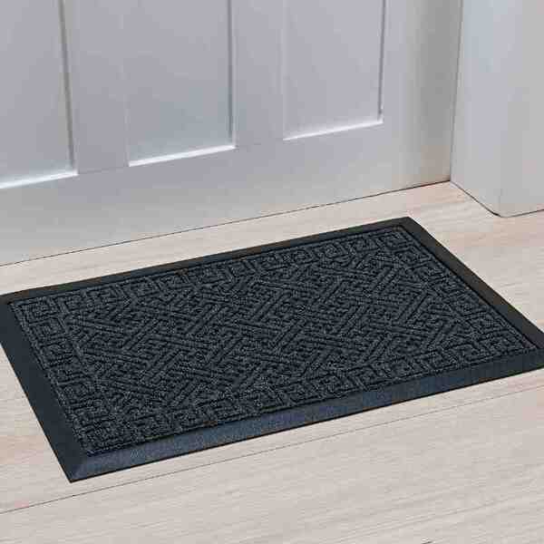 Tapete Capacho Lima 45 X 75 Des 001/grafite Niazitex