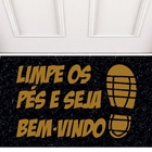 Tapete Capacho Limpe Os Pés E Seja Bem Vindo 0,60 X 0,40