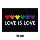 Tapete Capacho Love Is Love 60x40 Lgbtqia+ Casa Entrada Lar