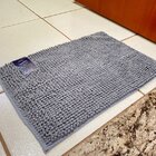 Tapete Capacho Macarrão - Cinza