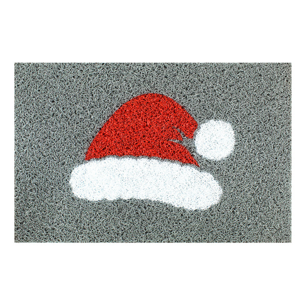 Tapete Capacho Natal - Gorro Papai Noel
