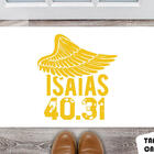 Tapete Capacho Personalizado Biblia Isaias