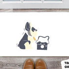 Tapete Capacho Personalizado Cachorro Fotografo