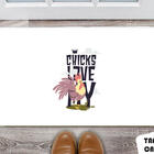 Tapete Capacho Personalizado Chicks Love My