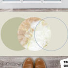 Tapete Capacho Personalizado Circulos Diversos