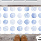 Tapete Capacho Personalizado Circulos Nuvens