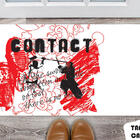 Tapete Capacho Personalizado Contact