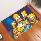 Tapete Capacho Personalizado Decorativo Simpsons Assistindo Tv