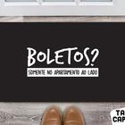 Tapete Capacho Personalizado Divertido Boletos Ao Lado