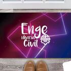 Tapete Capacho Personalizado Divertido Engenharia Civil