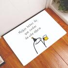 Tapete Capacho Personalizado Divertido Flork Melhor Beber