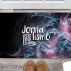 Tapete Capacho Personalizado Divertido Jornalismo