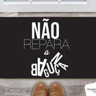 Tapete Capacho Personalizado Divertido Juvenil Kids Quarto Nã