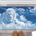 Tapete Capacho Personalizado Divertido Leão E Cordeiro