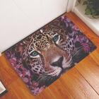 Tapete Capacho Personalizado Divertido Onça Pintada