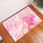 Tapete Capacho Personalizado Divertido Pétalas Rosas