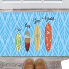 Tapete Capacho Personalizado Divertido Surf Pranchas