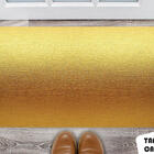 Tapete Capacho Personalizado Dourado Brilhante