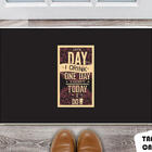 Tapete Capacho Personalizado Drink One Day