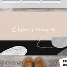 Tapete Capacho Personalizado Esperança Em Lettering