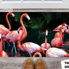 Tapete Capacho Personalizado Flamingos Naturais